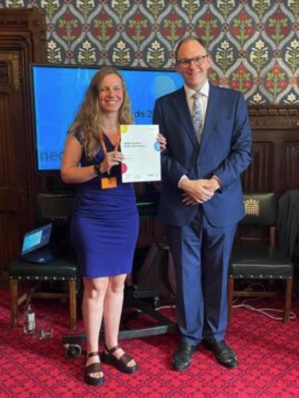 Alice Lawrence receives NEON award