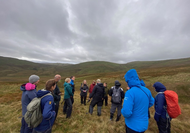 Cumbria field visit - group of researchers