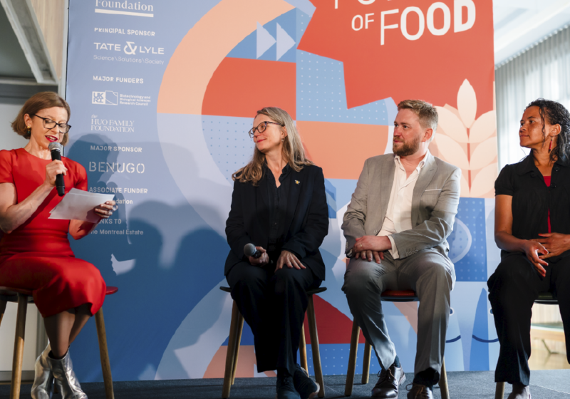 Lynn Dicks speaking at Future of Food Conference